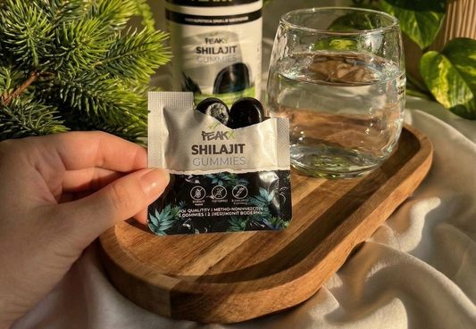 шиладжит желирани бонбони peakx