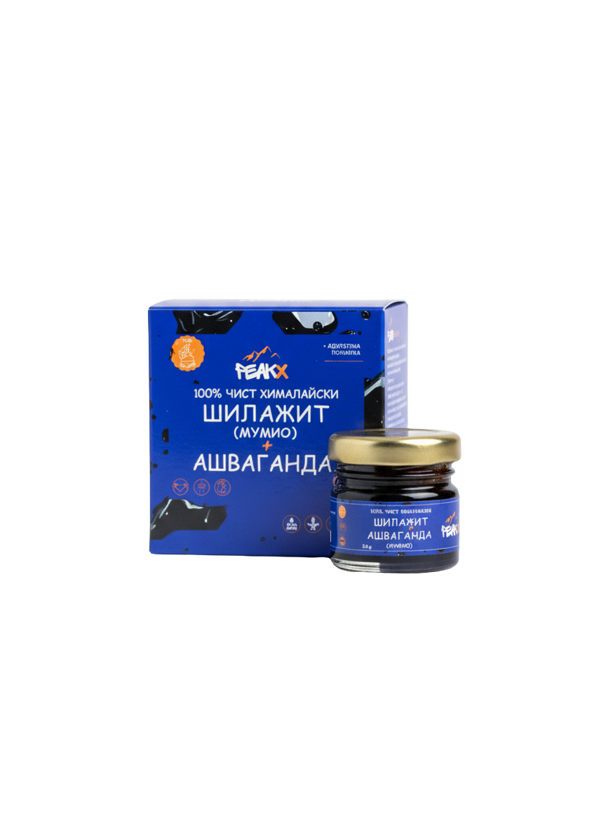 шиладжит с ашвганда peakx